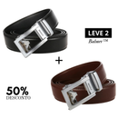 Cinto de Couro Ajustável Sem Furos Balmer™ [COMPRE 1 LEVE 2]