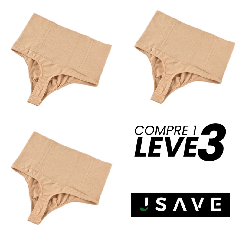 Calcinha Modeladora Slim Shape PRO - Compre 1 e Leve 3