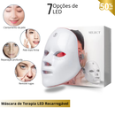 Máscara de Terapia LED Recarregável + Frete Grátis