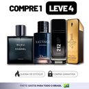 Combo 4 Perfumes Masculinos Importados (100ml) - 1 Million, 212 vip, Sauvage, Bleu [QUEIMÃO DE ESTOQUE]