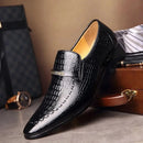 Sapato Masculino Couro Sintético Estilo Croco