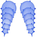 Compre 6 Leve 12 - Kit Tampas de Silicone Reutilizável (UNIVERSAL)