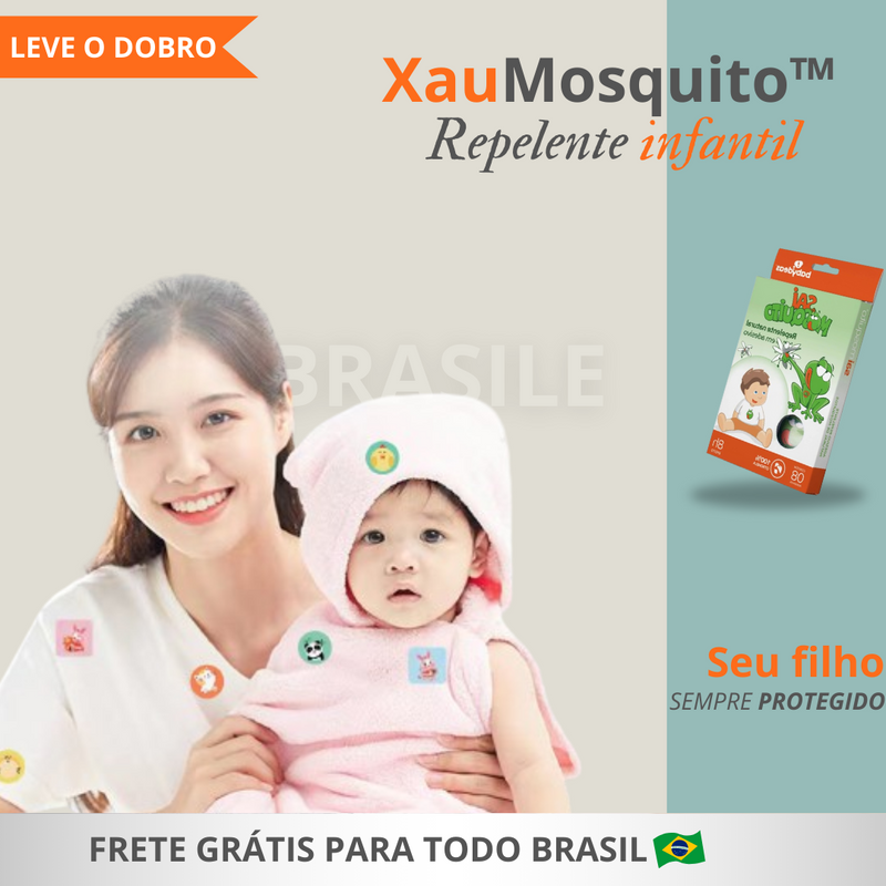 Adesivo Repelente Infantil - XauMosquito™ [Leve o Dobro apenas Hoje]