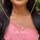Colar Personalizável com Rosa Eterna e Caixa Rotativa + Brinde