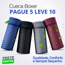10 Unidades Extras - Κіt Cuecas Boxer Bamboo
