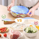 Compre 6 Leve 12 - Kit Tampas de Silicone Reutilizável (UNIVERSAL)